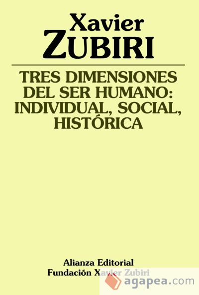 Tres dimensiones del ser humano: individual, social, histórica Tres dimensiones del ser humano: individual, social, histórica