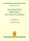Alienaci&oacute;n. Historia de una palabra