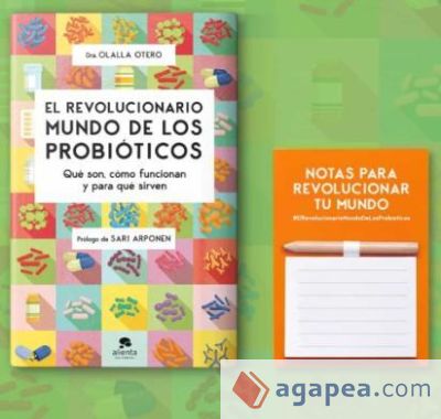 Pack El revolucionario mundo de los probióticos + cuaderno de notas