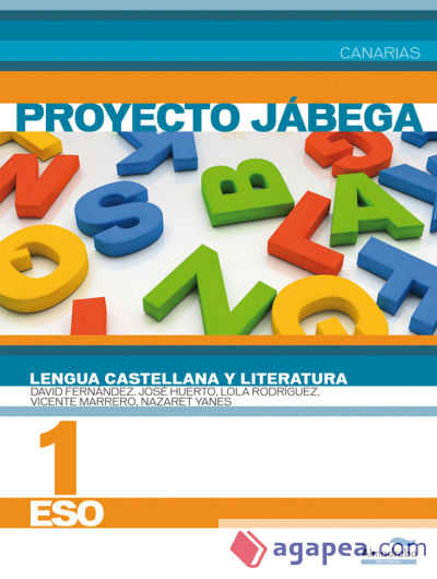 Lengua Castellana y literatura 1º ESO Canarias (Proyecto Jábega)