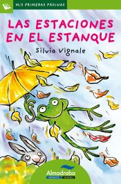 Portada de Las estaciones en el estanque (letra de palo)