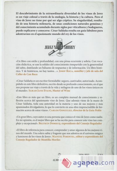 El libro de los vinos de Jerez