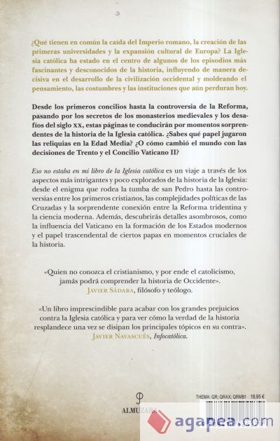 Eso no estaba en mi libro de historia de la Iglesia cat&oacute;lica