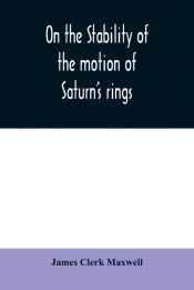Portada de On the stability of the motion of Saturnâ€™s rings