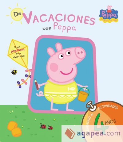 De vacaciones con Peppa, 4 años (Peppa Pig. Cuaderno de actividades)