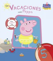 Portada de De vacaciones con Peppa, 5 años (Peppa Pig. Cuaderno de actividades)