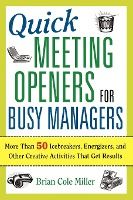 Portada de Quick Meeting Openers for Busy Managers