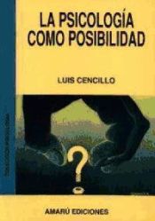 Portada de La psicología como posibilidad