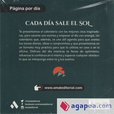 CALENDARIO CADA DÍA SALE EL SOL 2024