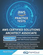 Portada de AWS Certified Solutions Architect Associate Practice Tests
