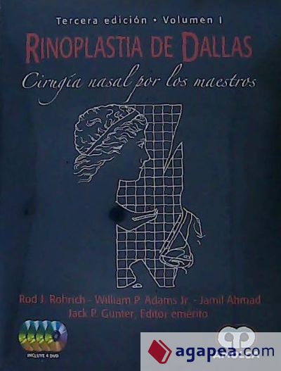 RINOPLASTIA DE DALLAS CIRUGIA NASAL POR MAESTROS 2 VOL 4DVD