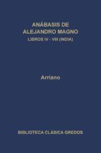 Portada de An&aacute;basis de Alejandro Magno. Libros IV-VIII (India) (Ebook)