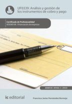 Portada de Análisis y gestión de los instrumentos de cobro y pago. ADGN0108 (Ebook)