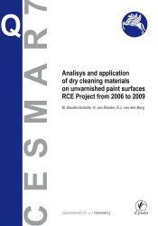 Portada de Analisys and application of dry cleaning materials on unvarnished pain surfaces (Ebook)
