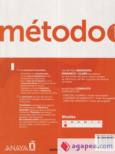 Método 1 de español (A1). Libro del alumno