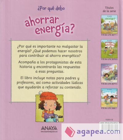 ¿Por qué debo ahorrar energía?