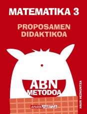 Portada de ABN Matematika 3. Proposamen didaktikoa