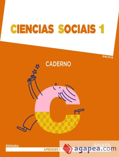 Aprender é Crecer, ciencias sociais, 1 Educación Primaria (Galicia). Caderno