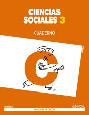 Portada de Aprender es Crecer, ciencias sociales, 3 Educación Primaria (Murcia). Cuaderno