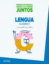 Portada de Aprender es crecer juntos 1.º Cuadrícula. Cuaderno de Lengua 1