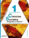 Portada de Ciencias Sociales, Geografía e Historia 1