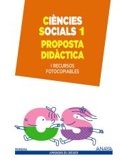 Portada de Ciències Socials 1. Proposta didàctica