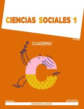 Portada de Cuaderno de CIencias Sociales, 1º Primaria