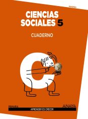 Portada de Cuaderno de Ciencias Sociales, 5º Primaria