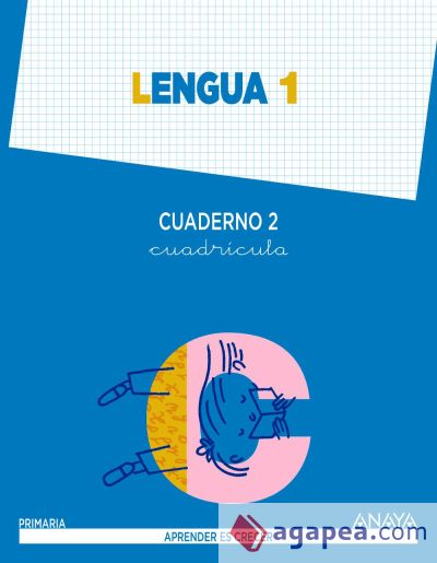 Cuaderno de Lengua 2, 1º Primaria: cuadrícula