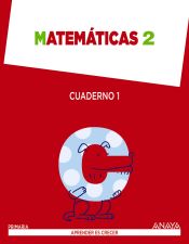 Portada de Cuaderno de Matemáticas 1, 2º Primaria