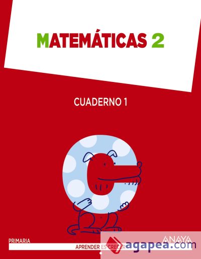 Cuaderno de Matemáticas 1, 2º Primaria