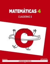 Portada de Cuaderno de Matemáticas 3, 4º Primaria