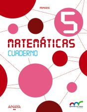 Portada de Cuaderno de Matemáticas, 5º Primaria