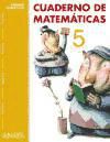 Portada de Cuaderno de Matemáticas 5