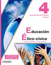 Portada de Educación Ético-cívica 4. (galego)