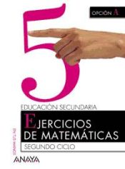 Portada de Ejercicios de Matemáticas 5