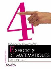 Portada de Exercicis de Matemàtiques 4