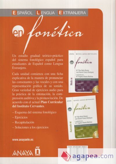 Fonética. Nivel elemental A2 Fonética. Nivel elemental A2