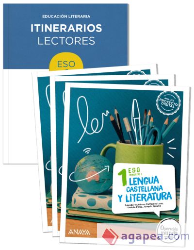 Lengua y Literatura 1. (Trimestres + Itinerarios lectores)