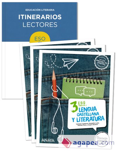 Lengua y Literatura 3. (Trimestres + Itinerarios lectores)