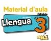 Portada de Llengua 3. Material d'aula