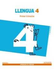 Portada de Llengua, 4 Primària