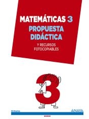 Portada de Matemáticas 3. Propuesta didáctica