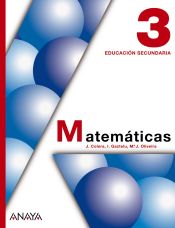 Portada de Matemáticas 3