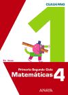 Portada de Matemáticas 4. Cuaderno 1