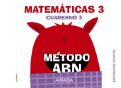 Portada de Matemáticas ABN. Nivel 3. Cuaderno 3