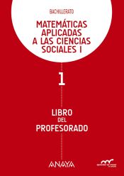 Portada de Matemáticas aplicadas a las Ciencias Sociales I. Libro del profesorado