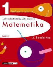 Portada de Matematika 1. 3 koadernoa