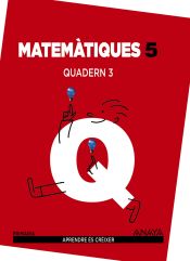 Portada de Matemàtiques 5. Quadern 3