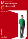 Portada de Matemàtiques 6. Quadern 3